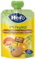 Hero Baby Pack Mixto de Bolsitas (Plátano, Fresa y Manzana+ Naranja, Plátano, Pera y Galleta). Pack 6x100gr - details 2