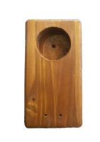 Marca Lalas Candels. Quemador de Palo Santo de madera color oro, soporte de Palo Santo de acero inoxidable, vela de té y Palo Santo. - details 1