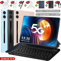 2025 nueva tableta original 5G 10.1pulgadas 16GB Ram 1tb Roma gran capacidad Android 13.0 5MP 13mp 20000ma 14 núcleo WiFi red doble tarjeta doble espera pantalla de alta definición versión global Bluetooth GPS enviar teclado auriculares Bluetooth Hot Sell - details 11