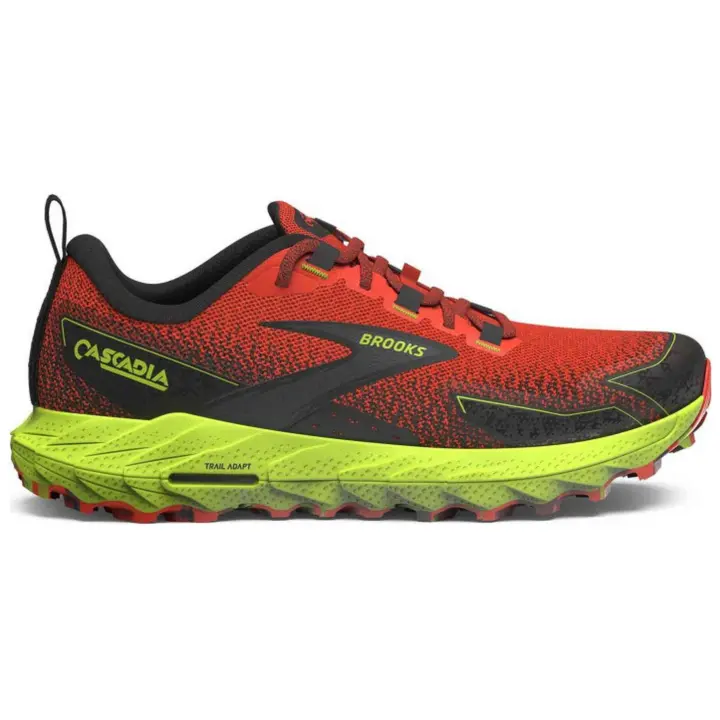 Zapatillas de Running Brooks Cascadia 18 para hombre en color rojo - 1