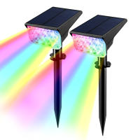 TSUN Luz Solar Exterior 3000K/6000K/RGB Luz Solar Para Jardín IP65 Spotlight Para Paisaje Camino Luz De Pared Solar - details 9