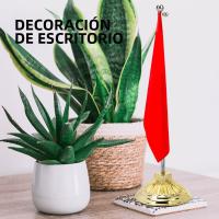 Soporte Telescópico Para Bandera De Escritorio Base Resistente Al Desgaste Adorno De Oficina Soporte De Bandera De Escritorio Suministro De Trabajo - details 4