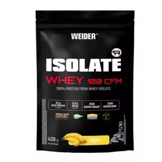 WEIDER ISOLATE WHEY 100 CFM banana 420gr. - 1