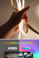 Tira De LED Flexible RGBCCT RGBW RGB COB 12V 24V Con 576 768 840 LEDs/m Para Decoración Del Hogar Sin Puntos Ceros Colorido FOB - details 17