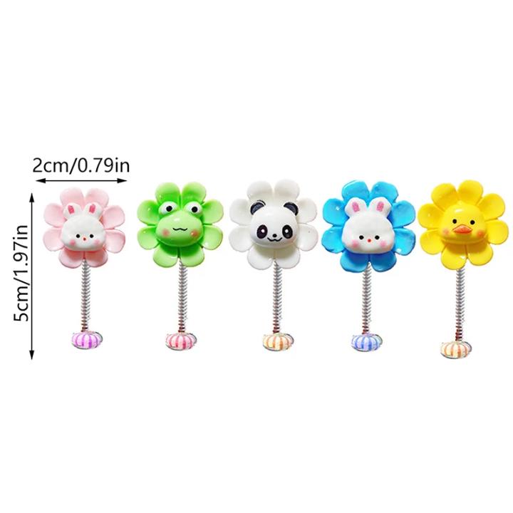 Adorno Decorativo De Flor Bobble Head Para Interior De Coche Y Motocicleta Accesorio Lindo Y Divertido Para Tu Vehículo