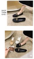 Zapatos De Mujer Otoño Primavera Nuevos Con Cadena Metálica Cuña Baja Punta Redonda Casual Zapatos De Mujer Loafer Para Madres - details 5