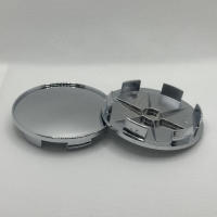 Kit De 4 Piezas De Cubiertas Para Eje De Rueda De Coche 68mm En Plástico Negro Y Plateado Duradero Accesorios De Automóvil Para Estilo De Coche - details 2