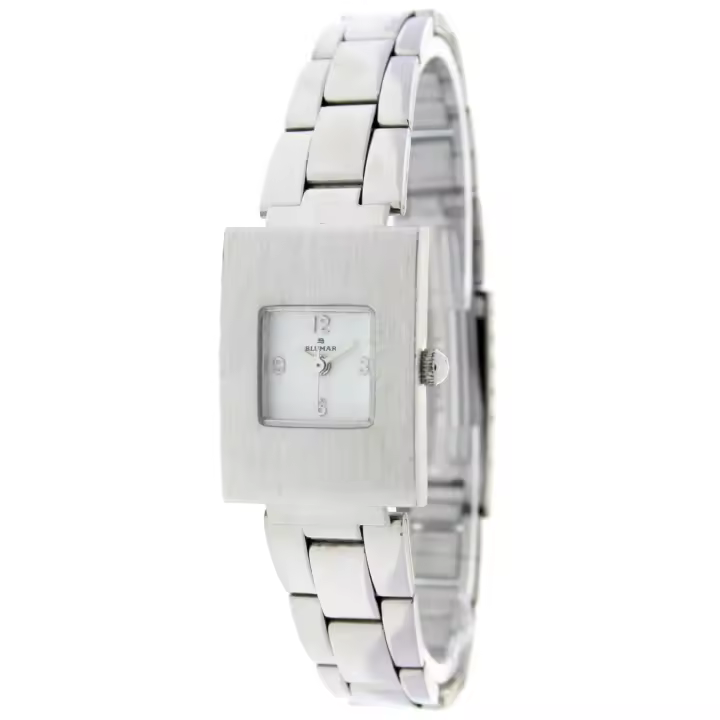 Blumar Bl-09950  Reloj Para Para Mujer Color Plateado - 1
