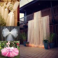 Rol De Tulle Blanco Para Bodas Cumpleaños Y Decoración De Fiestas 1.6x18M Tela De Tule Para Falda De Tutú Y Mantel DIY Manualidades Y Embalaje - details 5