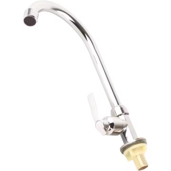 Grifo, Grifos De Fregadero De Cocina Táctiles, Grifo De Agua De Cocina G1/2 Pulgadas, Grifo Vertical Frío único, Grifo De Aleación De Zinc Sin Manguera Para Cocina Y Baño - 1