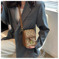 Bolso Cruzado Mini Vertical Para Mujer Estilo Retro Textura Premium Bolso De Hombro Para Niñas Bolsa Para Teléfono Móvil - details 10