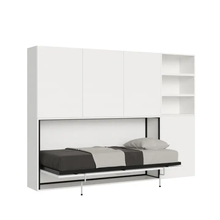 Cama individual Kando Composición Fresno Blanco F - 1
