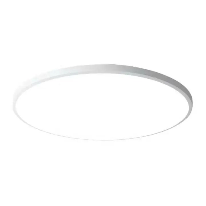 PORCHEDDU Luz de techo LED regulable de 68W, Luz de Techo de Panel Redondo, temperatura de Brillo ajustable, Borde Blanco a prueba de tres, 38CM - 1