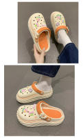 Sandalias De Plataforma Para Mujer Con Encantos Kawaii Antideslizantes EVA Para Interior Exterior Jardín Playa - details 6