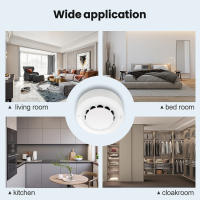 Detector De Fuma ONENUO Tuya ZigBee Alarma De Incendio Para Seguridad Doméstica Controlada Por App Smart Life Protección De Seguridad Contra Fuego - details 7
