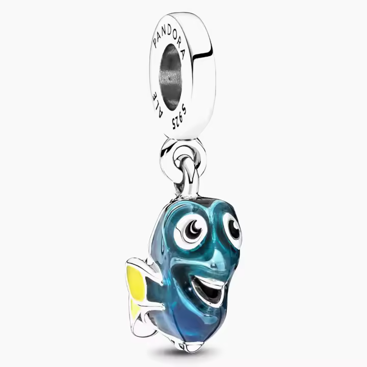 Pandora Charm de Colgante en Plata de Ley Serie de Disney Pixar, Dory 792025C01，Incluye Caja Original - 1