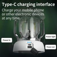 LED interior retro recargable para camping, lámpara colgante de Vela alimentación por agua, resistant to Agua y portátil para Tienda de Campaña al Aire Libre-Iluminación de emergencia - details 2