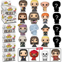 Funko Pack  16 Bitty Pop  Bittys Funko  Pop  (4 pack 4 ) Harry Potter  Hermione Granger Ron Weasley Albus Dumbledore DRaco Malfoy Dobby Bellatrix Vodemort Dobby Hagrid  Funko Pop Harry  Potter - details 1