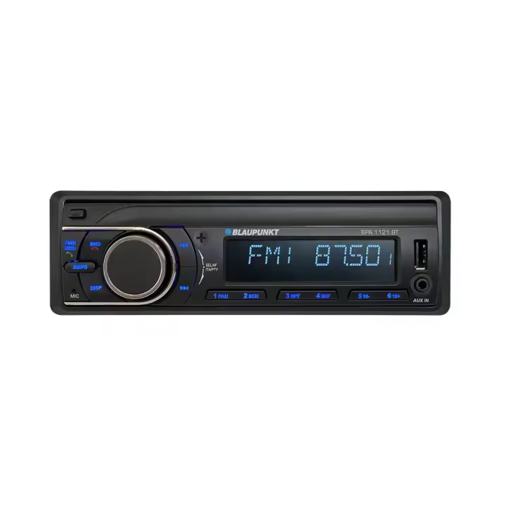 BLAUPUNKT BPA1121BT Autorradio Color Negro de 1DIN, USB, AUX, Bluetooth, 4 x 50 W. - 1