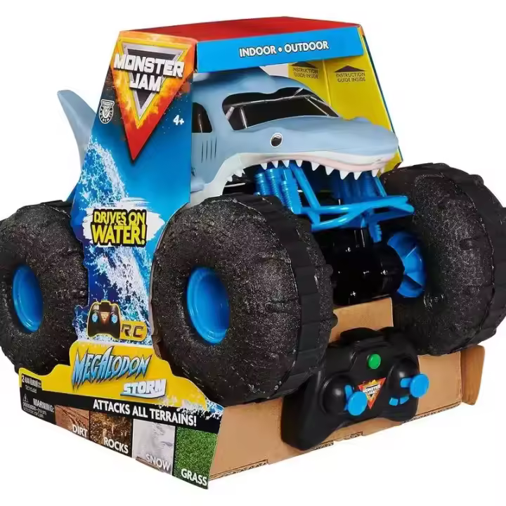 Coche teledirigido Monster Jam Megalodon escala 1-15 6056227 SPIN MASTER - 1