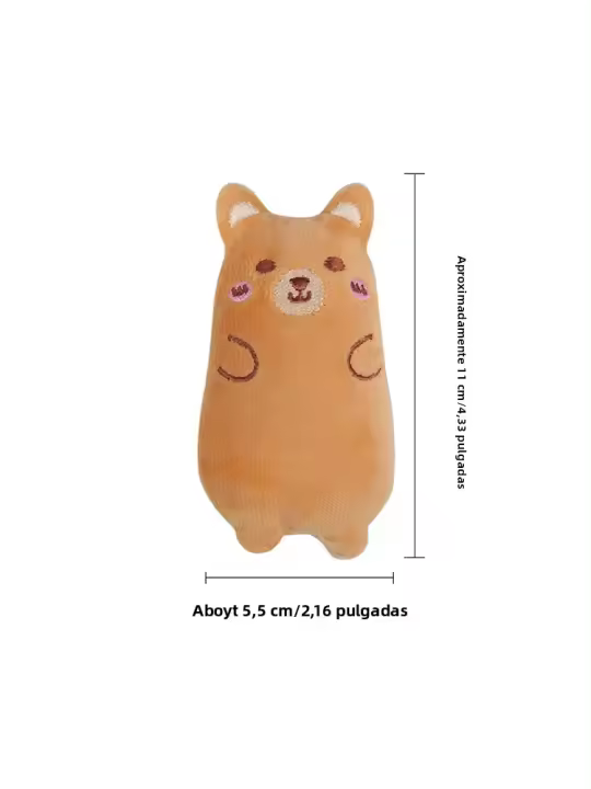 Juguetes Para Gatos Lindos Formas De Animales De Peluche Con Nepeta Resistentes Al Masticar Juguete Interactivo Para Mascotas - 1