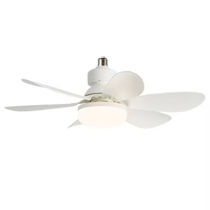 Ventilador de techo con control remoto Luz y Control, Modern VENTILADOR DE Techo de Perfil bajo para dormitorio, Room de estar y patio (Blanco) - 1