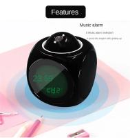 Reloj De Alarma Digital Multifuncional Con Proyección Y Pantalla De Techo Reloj De Mesa Con Función Snooze Y Mostrador De Temperatura - details 9