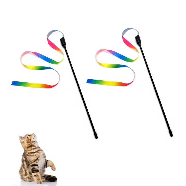 Unidades de Cartón para Gatos, varitas de Cuerda para ejercer gatitos, accesorios de entrenamiento para Gatos, Juguetes Interactive Creative y Divertida para mascotas de interior. - 1