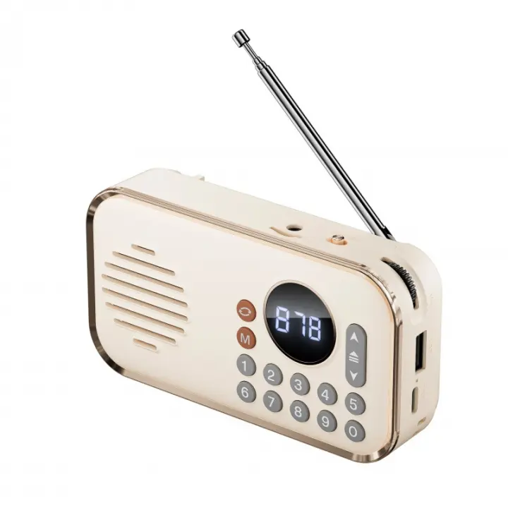 Radio Altavoz Bluetooth Mini Tarjeta U Disco Música Portátil Walkman Altavoz Bluetooth - 1