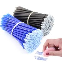 Juego De 13 Rotuladores Gel Borrables 0.5mm Azul Y Negro Tinta Para Escuela Y Oficina Suministros De Papelería Con Recargables Y Borrador - details 2
