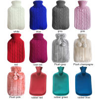 Funda De Botella De Agua Caliente De 2L De Goma Invierno Calentador De Manos Y Pies Resistente a Explosiones Cubierta De Peluche Para Botella De Agua Caliente - details 0