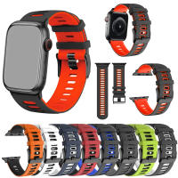Correa De Reloj De Silicona Para Apple Watch Compatible Con Series 8 Se 9 7 6 5 4 3 Ultra2 Tamaños 44mm 40mm 49mm 45mm 41mm 38-42mm Color Variado - details 1