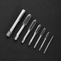 5PCS/7PCS Tapped Hand Screw Thread Tap Drill De Acero En Rollo Espiral Taperado Para M3/M4/M5/M6/M8/M10/M12 Herramienta De Bricolaje Para Carpintería - details 5