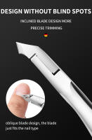 Tijeras De Manicura Para Cutículas Y Piel Muerta Acero Inoxidable Cortador De Uñas Profesional Herramienta De Trimmer Y Pusher - details 5