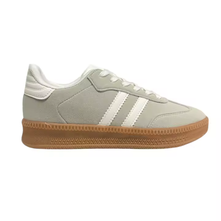 Deportiva Doble Suela Combinada Gris - 1