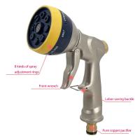 Manguera De Alta Presión Magia Para Riego Del Jardín Con Pistola De Agua Ajustable Multifuncional Metálica Resistente Al Desgaste Y La Corrosión Para Irrigación De Jardín - details 9