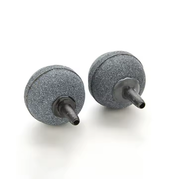 12Pcs Piedras De Aire Redondas Duraderas De 20x20mm Para Acuario Tanque De Peces Y Hidroponía Difusor De Bolbogranos - 1