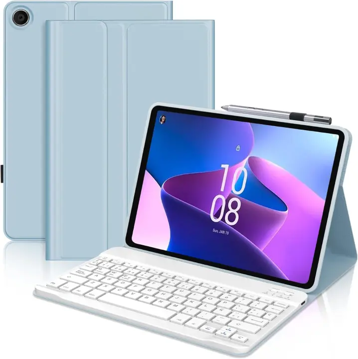 FGNS  Funda con Teclado Español compatible con Le/novo Tab M11 11" (TB330FU/TB330XU), Funda Protectora Delgada con Bluetooth Desmontable.(Nota: Confirmaremos el modelo de su tableta después de realizar el pedido, antes del envío.) - 1