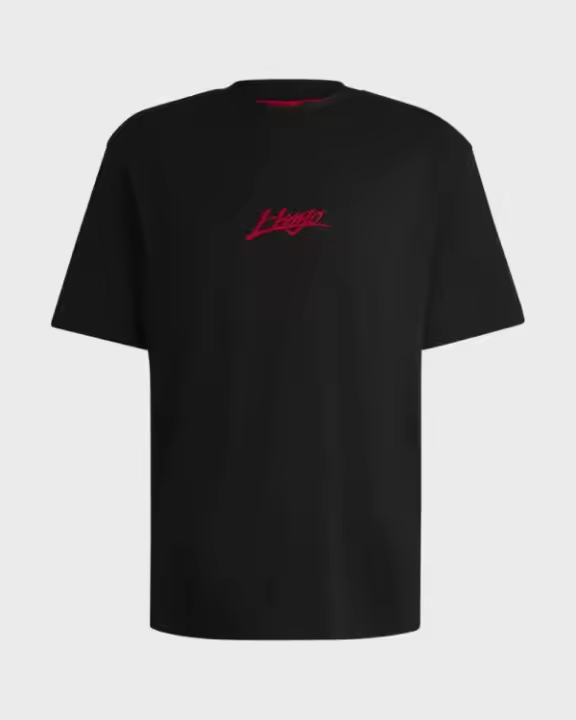 HUGO 50527926 DLOGOTEE Camisetas Manga corta Hombre Negro - 1