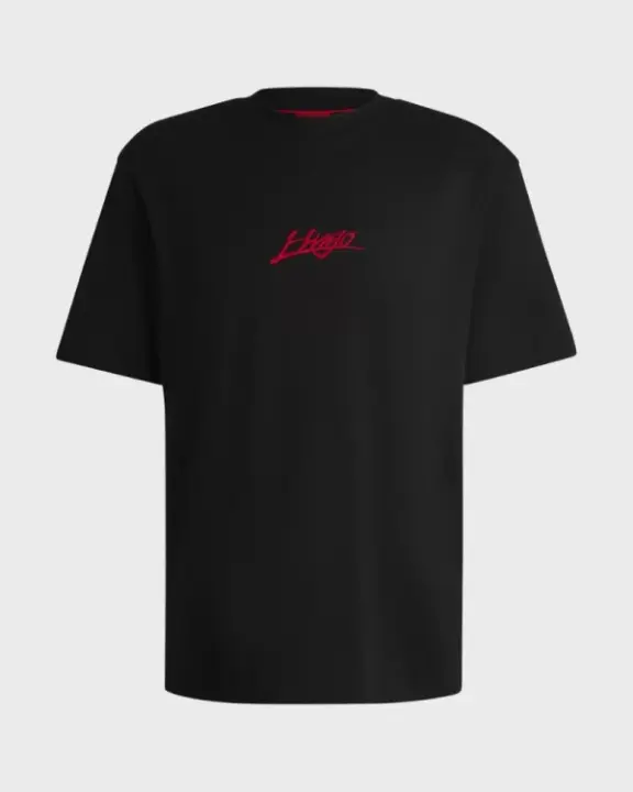 HUGO 50527926 DLOGOTEE Camisetas Manga corta Hombre Negro - 1
