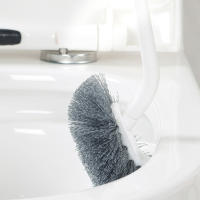 Cepillo De Limpieza Para Inodoro De Pared S-Curva Cabeza Flexible Accesorios De Limpieza Del Hogar Pelo Suave Herramientas De Limpieza - details 9
