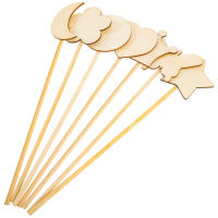 Juego De 12 Pinceles De Hada Creativos Para Niños Set De Juguetes DIY De Madera Graffiti Sticks Decoración De Habitación Para Niños - details 3