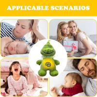 Muñeco De Peluche Grinch Navideño De 38cm Con Respiración Luz Y Música Juguete Soothing Para Bebés Regalo De Colores Verdes - details 9