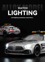 Coche De Seguridad AMG a Escala 1:24 Replica De F1 De Aleación Con Luces Coleccionable Para Entusiastas Del Automovilismo - details 5