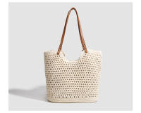Bolso de paja tejido a mano de gran capacidad para mujer, nuevo bolso de hombro para vacaciones en la playa, bolso de mano para uso diario - details 5