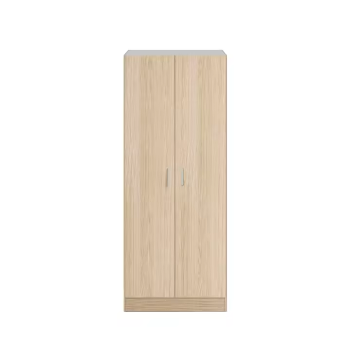 Armario escobero 2 puertas - Roble Armario para dormitorio - Fabricado en España - Melamina Alta calidad - Somnia Descanso - 1