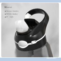 Botella Deportiva Portátil De 750ml Con Tapa De Agua Para Camping Senderismo Exterior Plástico Transparente Libre De BPA Para Hombres Vajilla - details 1