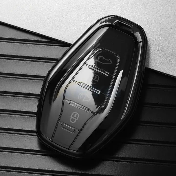 Funda De Llave De Coche TPU Para Chery Jetour X70 X90 X95 plus 2020 2021 2022 Porta Llave Con Llavero Accesorios De Auto - 1