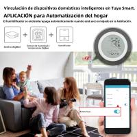 Sensor De Temperatura Y Humedad Moes Con Pantalla LCD Control Remoto ZigBee Hub Gateway Tuya Smart Para El Hogar Inteligente - details 4