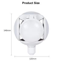 Lámpara De Techo LED 40W E27 Con Hojas Plegables De Fútbol UFO Luz De Lectura De Mesa Para Ambiente AC110V 220V - details 4